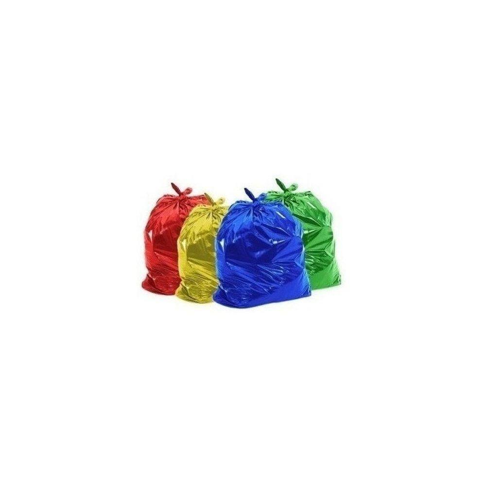 Saco De Lixo 60 Litros Coloridos 4 Pacote C-100 De Cada Cor