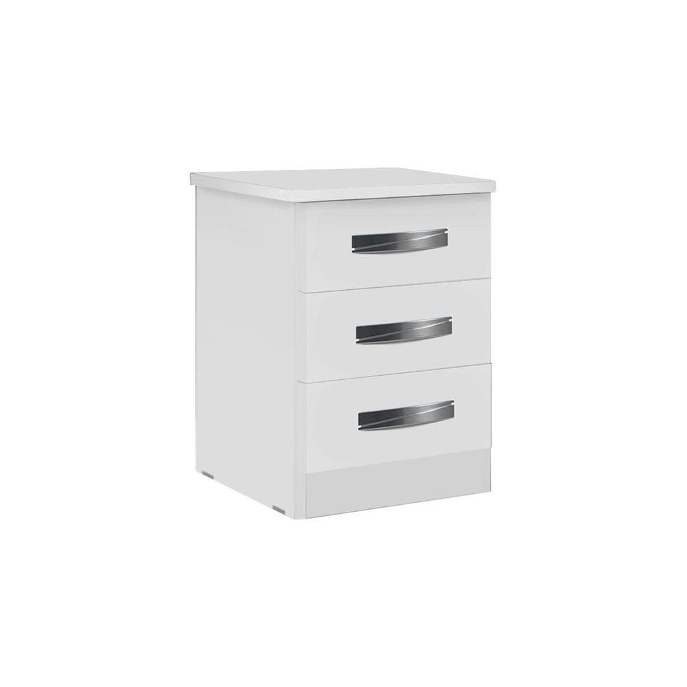 Mesa De Cabeceira - 3 Gavetas Corrediça Telescópica