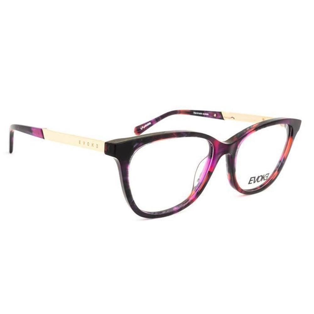 Óculos Armação Evoke Dx42N G24 Feminino Mesclado Vermelho