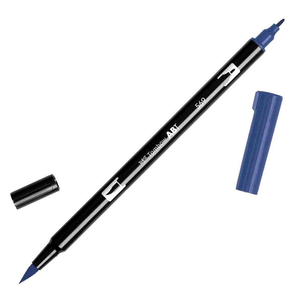 Caneta Marcador Artístico Dual Brush Tombow 569 Jet Blue