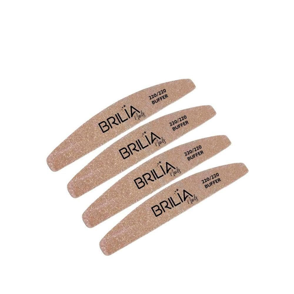 Brilia Nails Lixa Boomerang 220-220 Buffer Un|