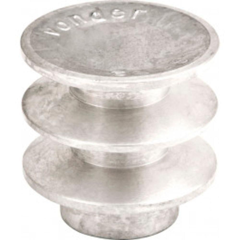 Polia Alumínio 60mm 2 Canais Perfil B - Vonder