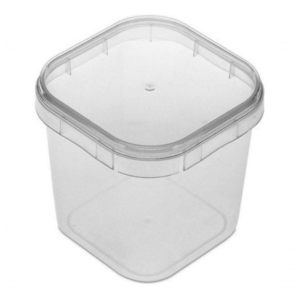 Pote Para Bolo No Pote Com Lacre 220ml Quadrado - 100 Potes