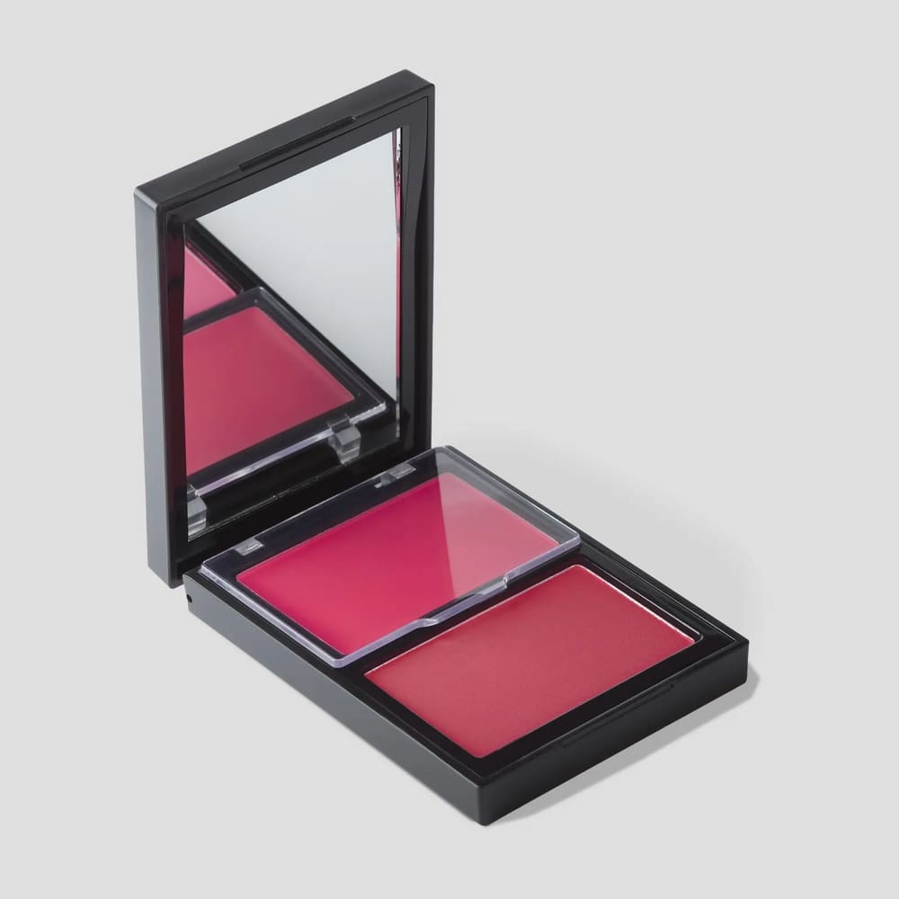 MP - Blush Cremoso e em Po  Rosa Pink   Duo B