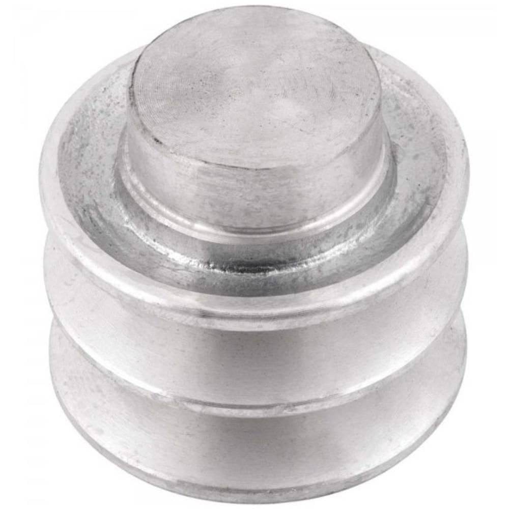 Polia Alumínio 60mm 2 Canais Perfil A - Vonder