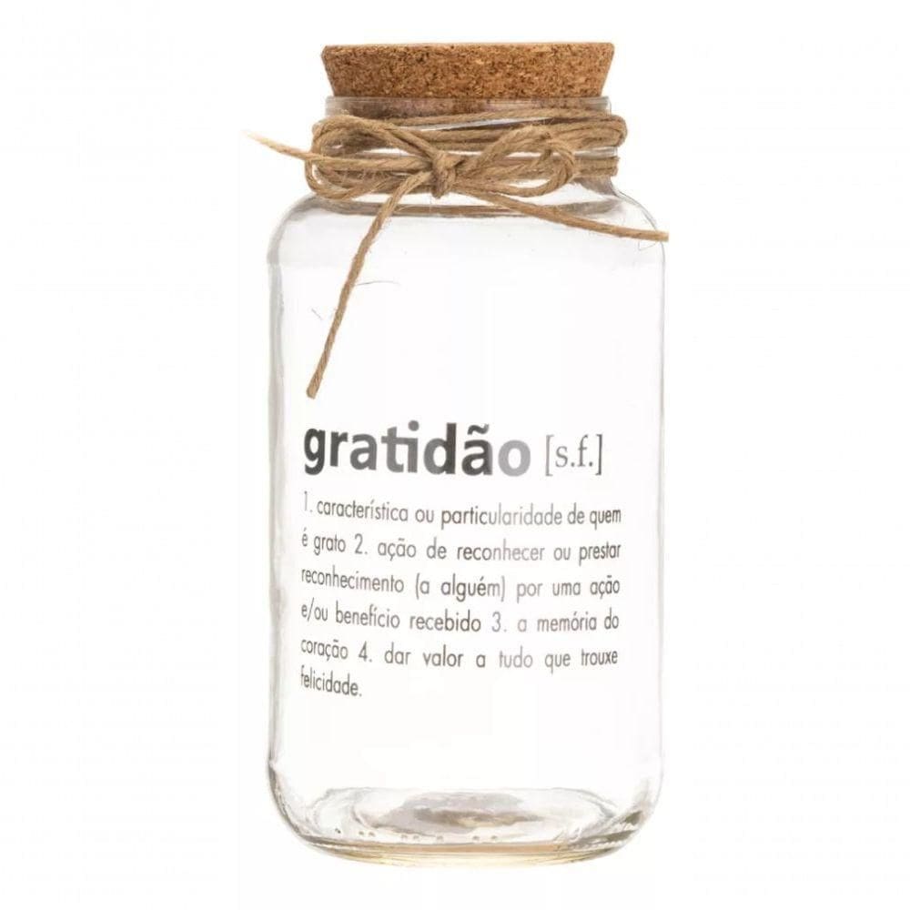 Pote 750ml Hermético Gratidão