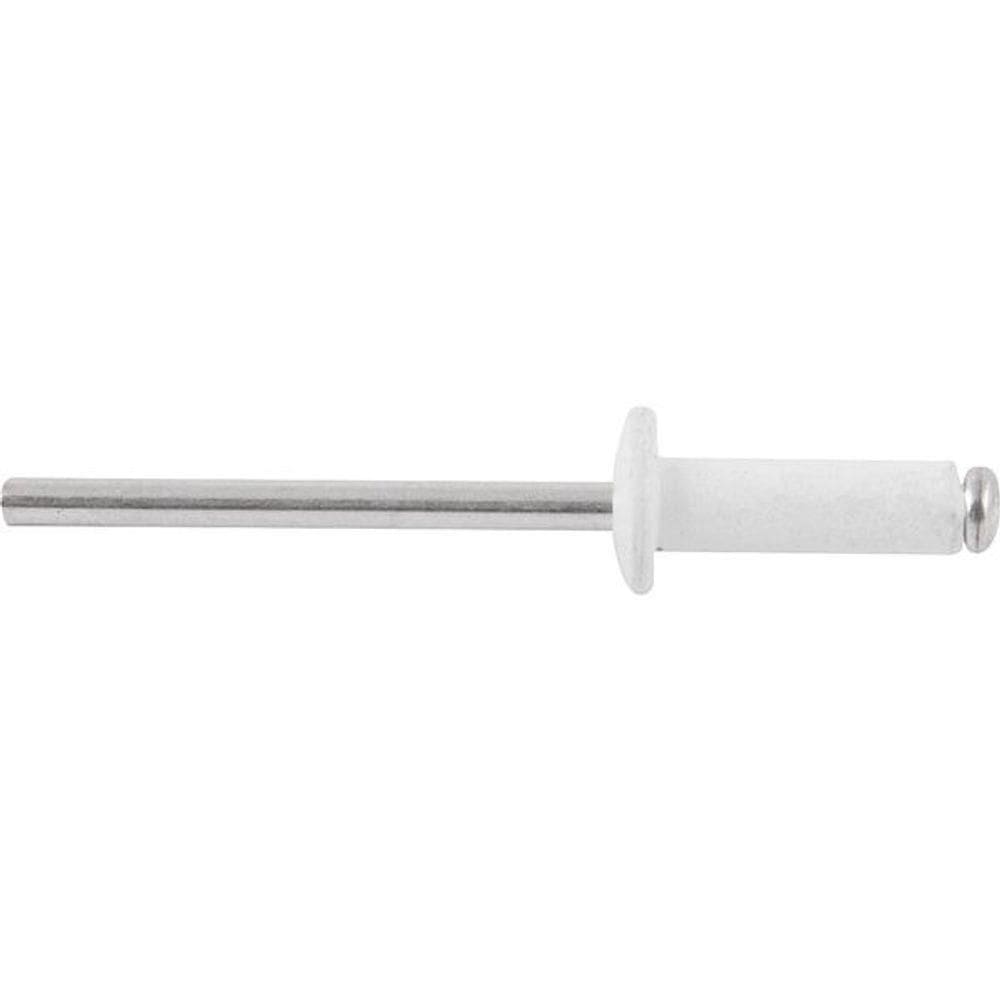 Rebite Alumínio Branco 4,0x16,0 Com 50 Peças - Nove54