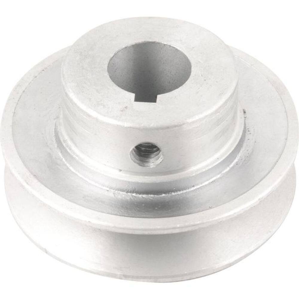 Polia Alumínio 1 Canal Perfil A 70mm Com Furo 19mm - Vonder