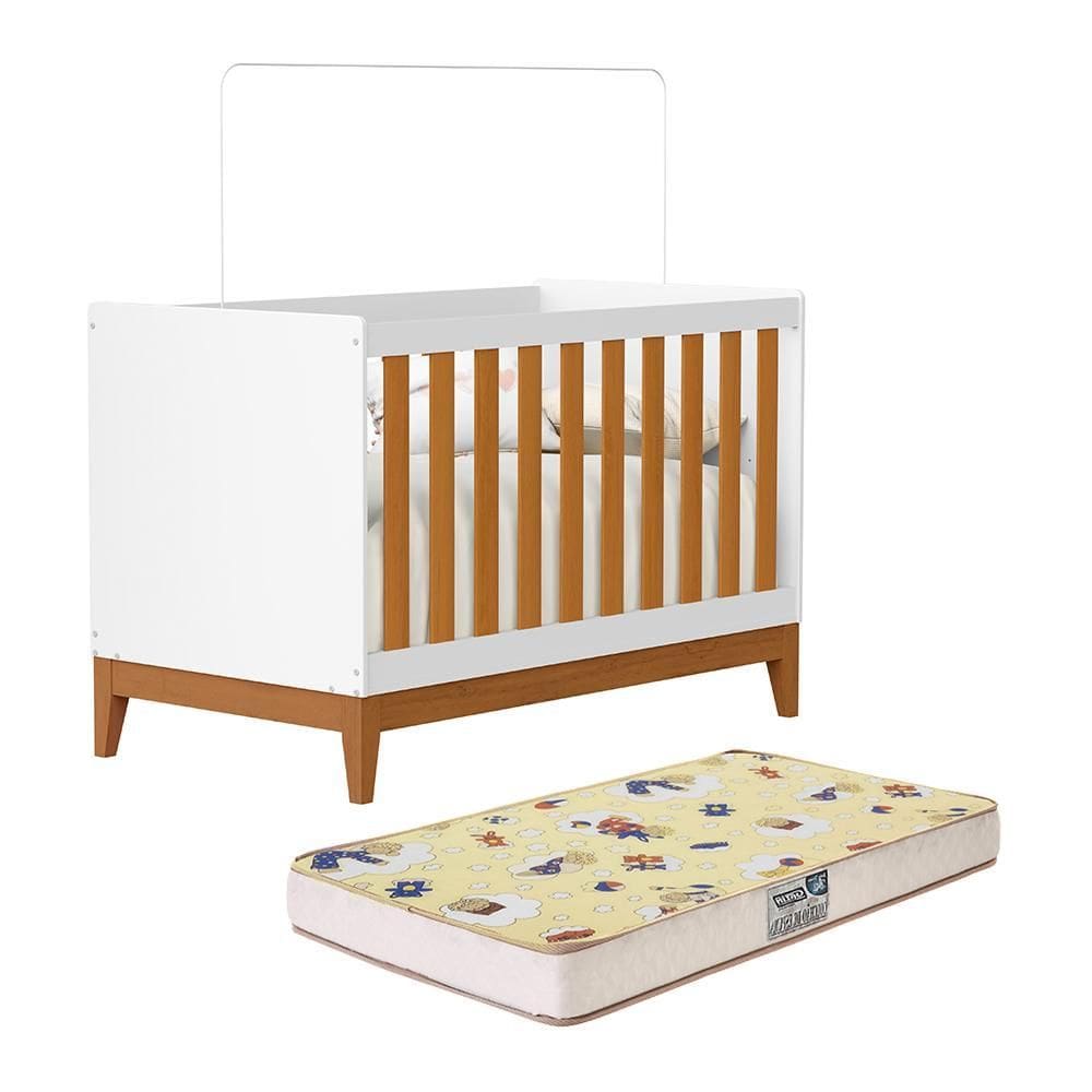 Berço Americano Mini Cama Flip com Colchão Supreme - Reller Móveis