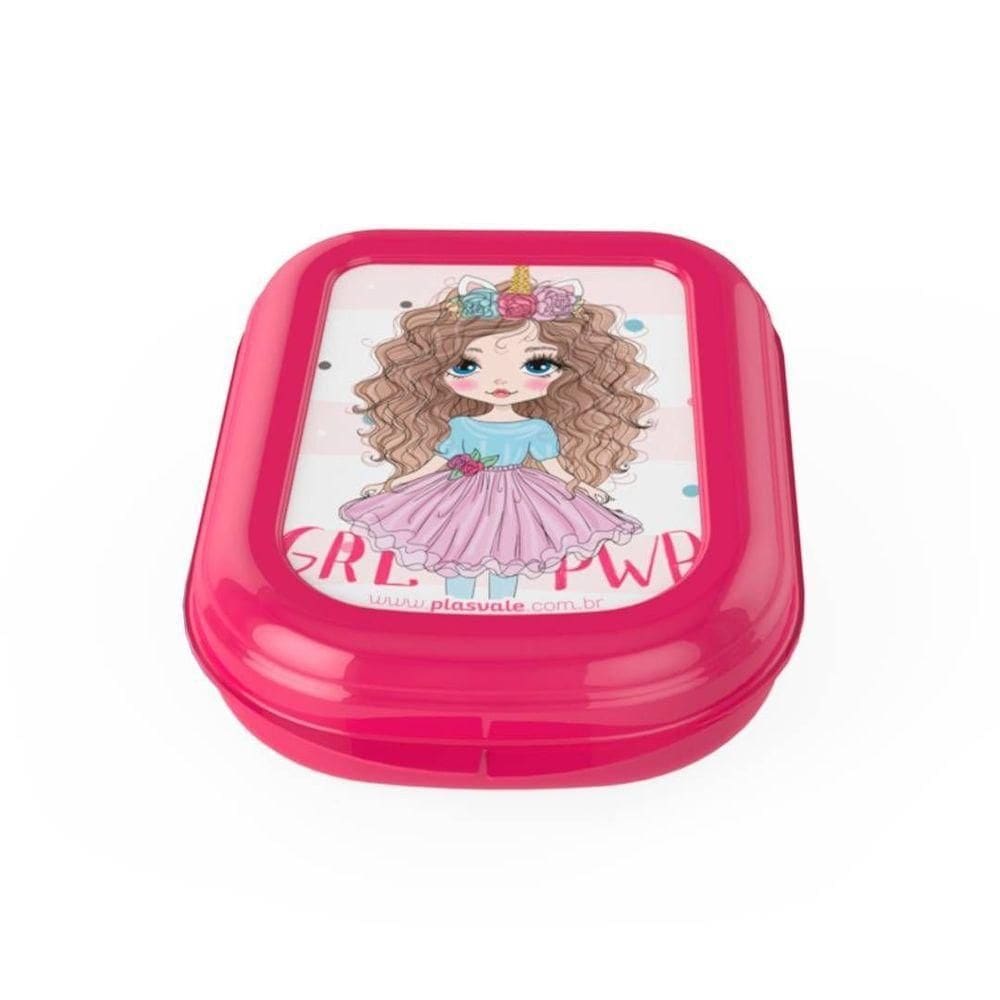 Sanduicheira Infantil Girl Power Rosa