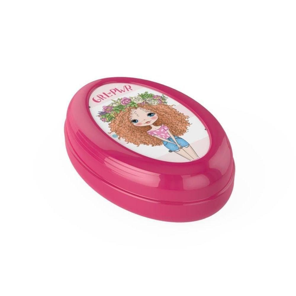 Saboneteira Infantil Girl Power Rosa