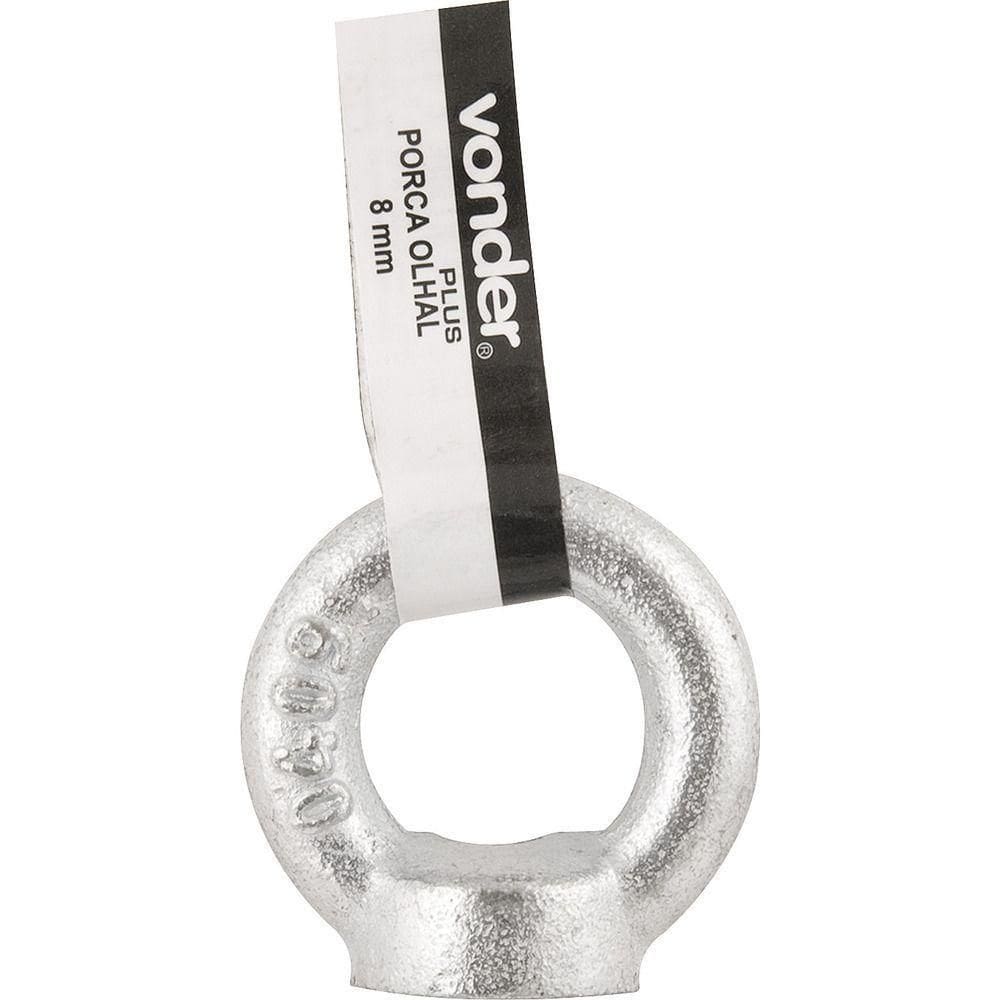 Porca Olhal M6 0,07t Industrial Galvanizado - Vonder Plus