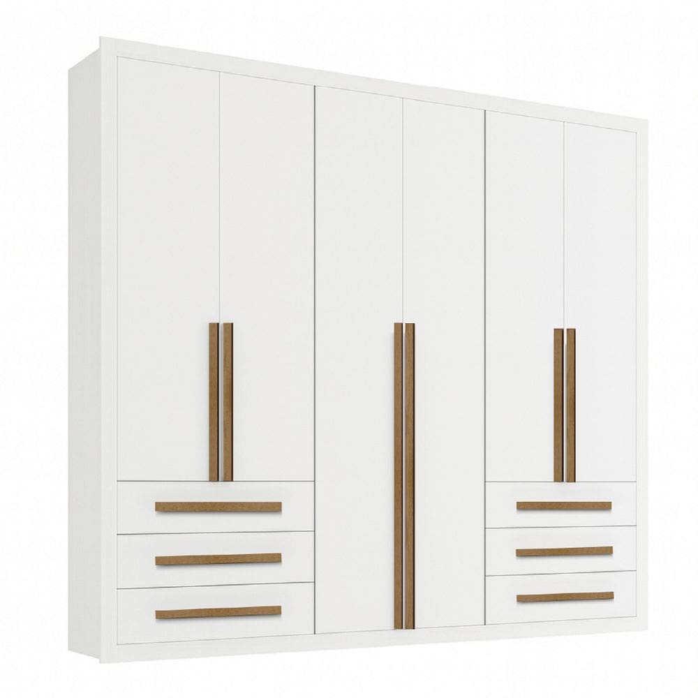 Guarda Roupas Casal 6 Portas 6 Gavetas Lotus Maxel