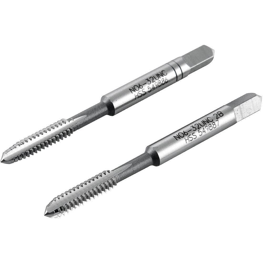 Macho Manual Aço Rápido Nº 6 3-64`` Unc Jogo Com 2 Pçs Vonder