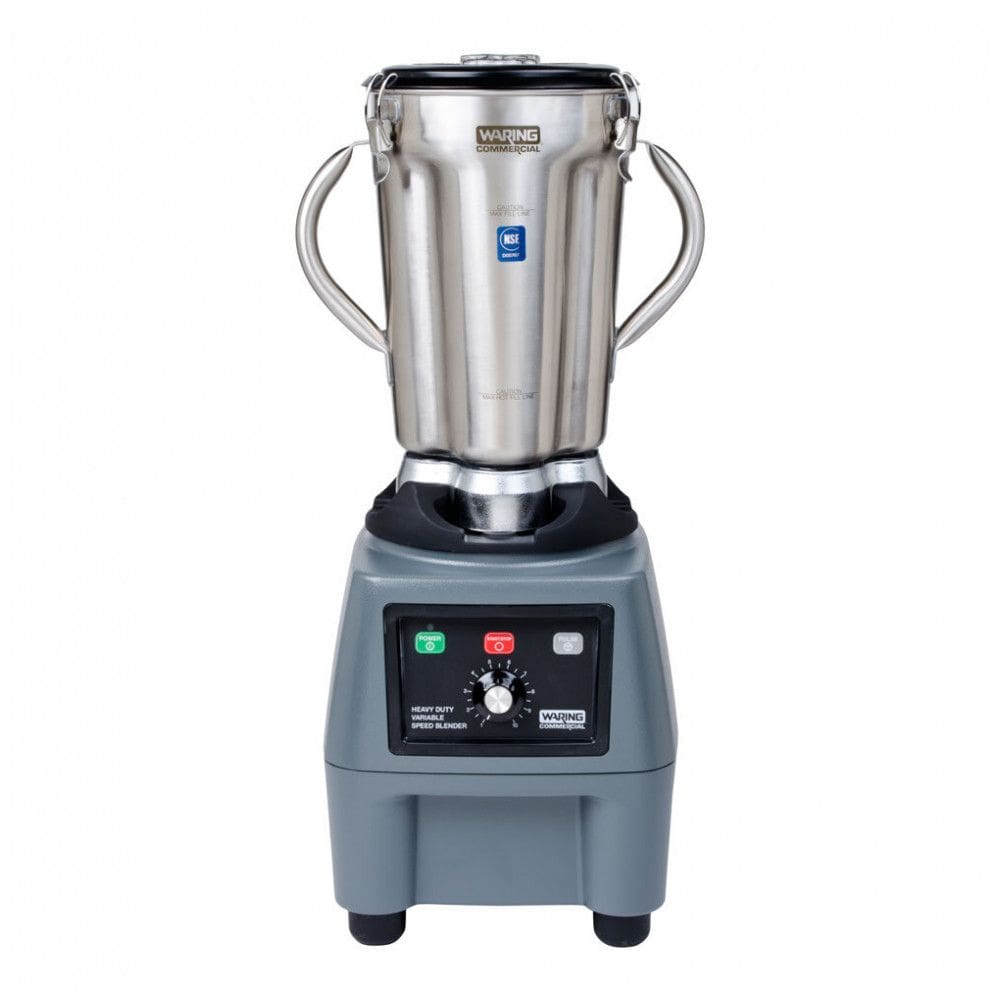 Liquidificador Industrial de Alimentos de Velocidade Variável de 1 Galão Waring CB15V com Recipiente de Aço Inoxidável 110V
