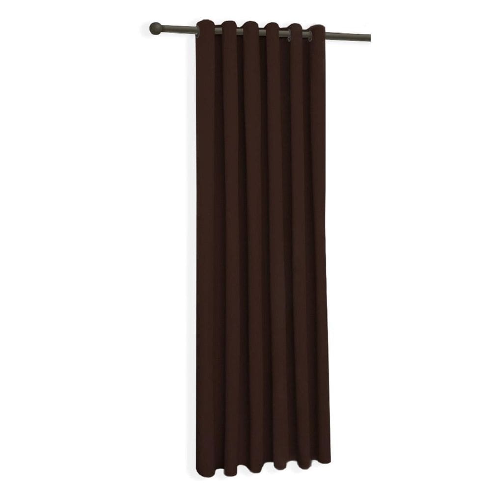 Cortina Marrom Oxford De Sala/Quarto 150X180