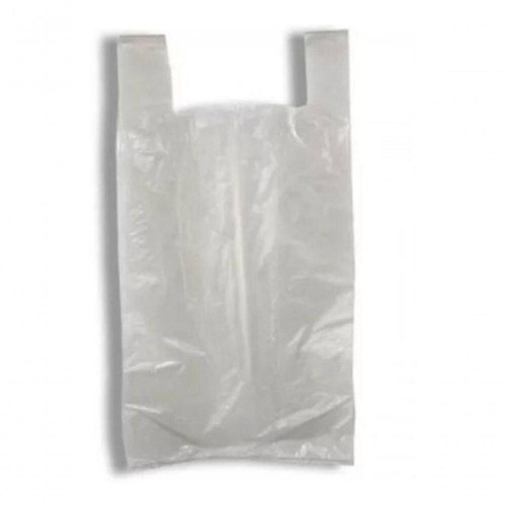 Sacola Plástica Branca Reciclada 25x35 - 5kg