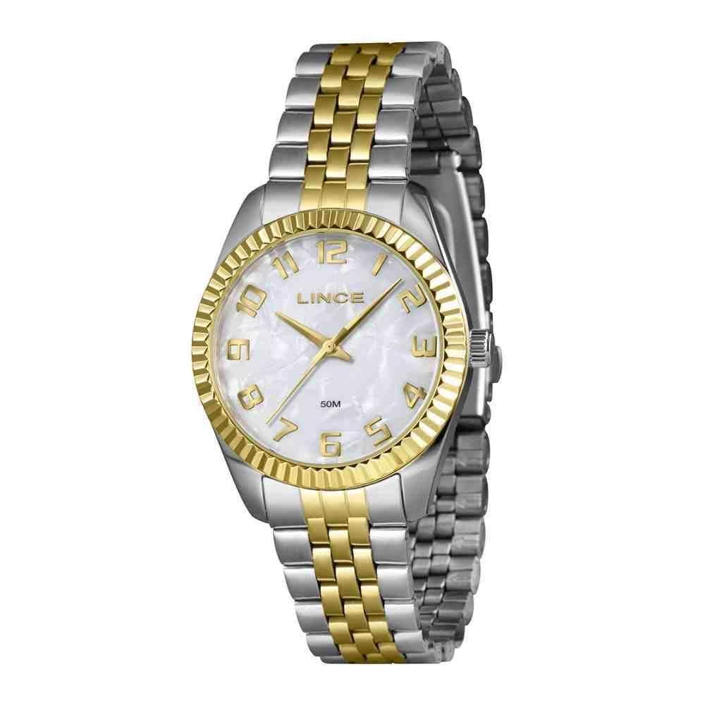 Relógio Lince Dress Prata/Dourado Lrtj176L36 S2Sk