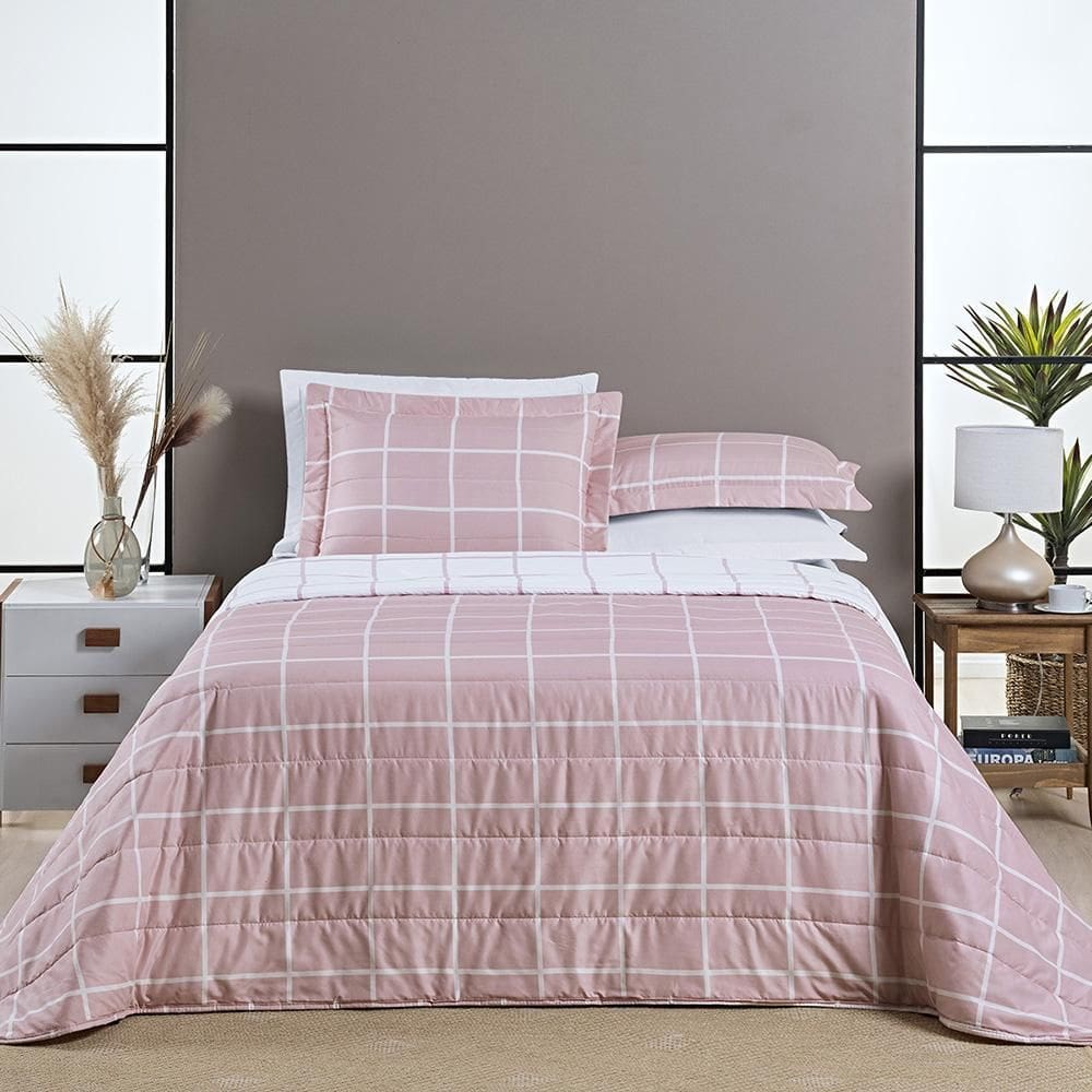 Cobre Leito Queen Austri Micro Dupla Face 200 Fios 3Pç