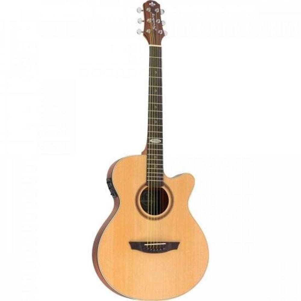 Violão Eletroacústico Strinberg Sf200c Aço Natural Satin [f002]