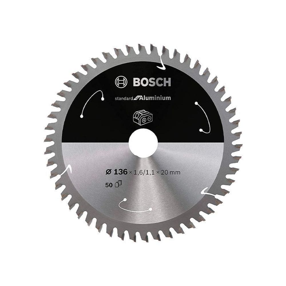 Lamina Serra Circular 136Mm 5.3/8 50 Dentes Aluminio Bosch