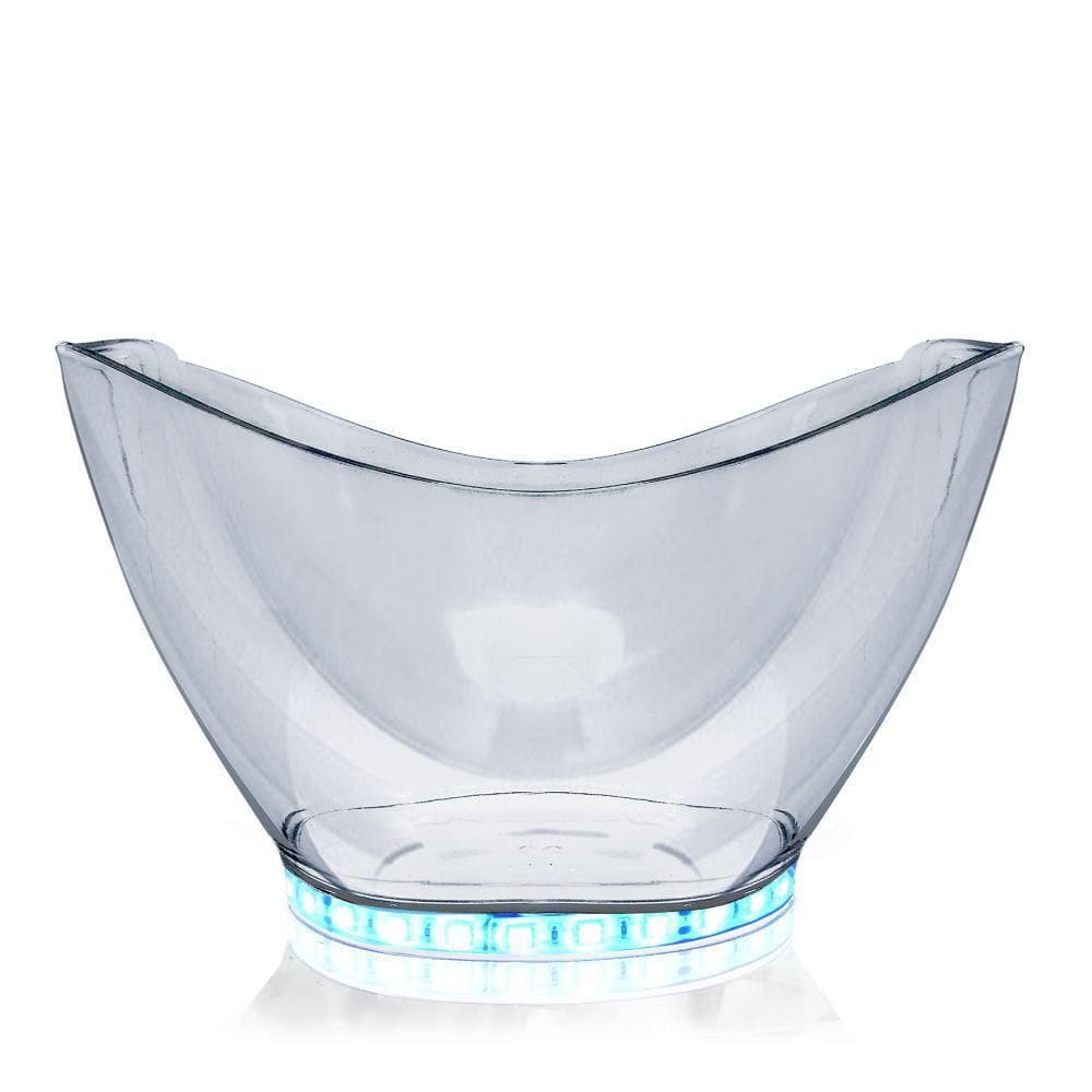 Champanheira com LED - Acrílico Transparente 24x40cm