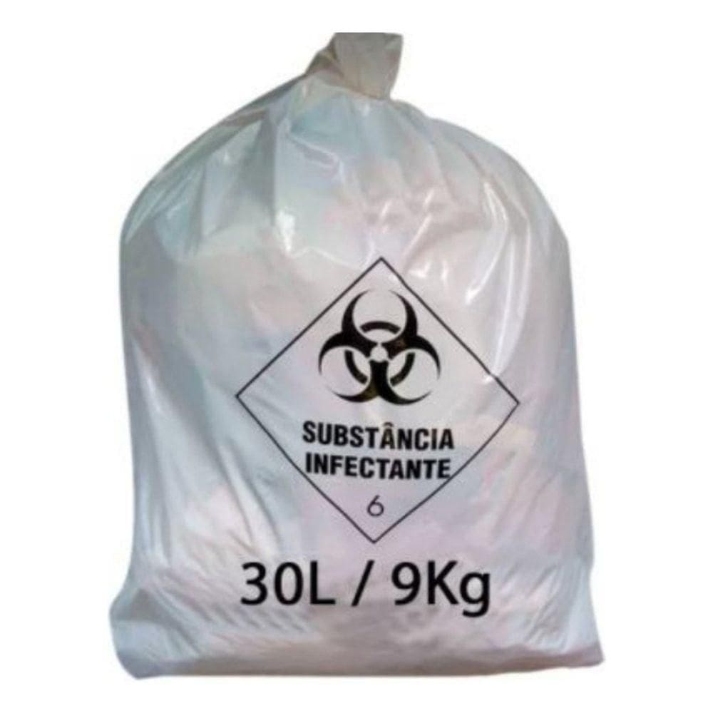 Saco Lixo Hospitalar P- Resíduo Infectante 30l Fd C- 100un