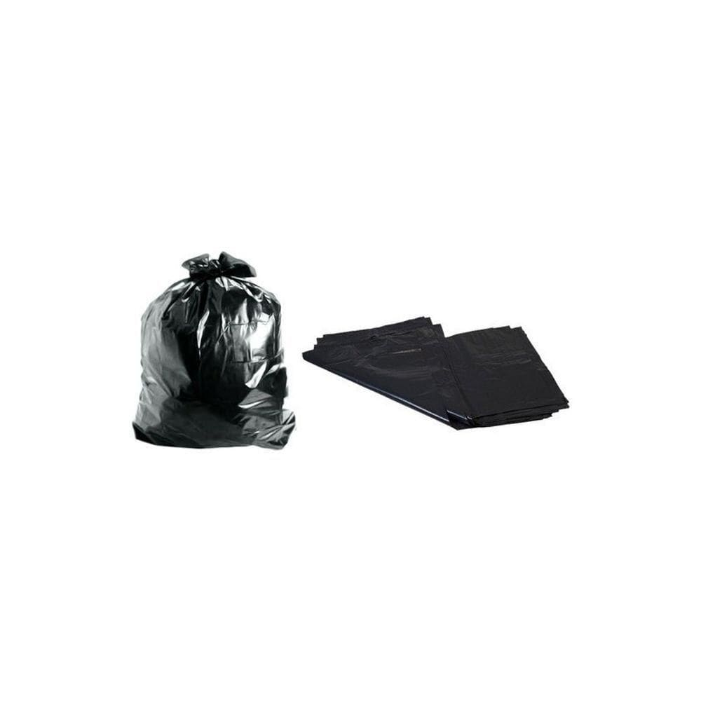Saco Para Lixo 50 Litros Preto 50 Unidades