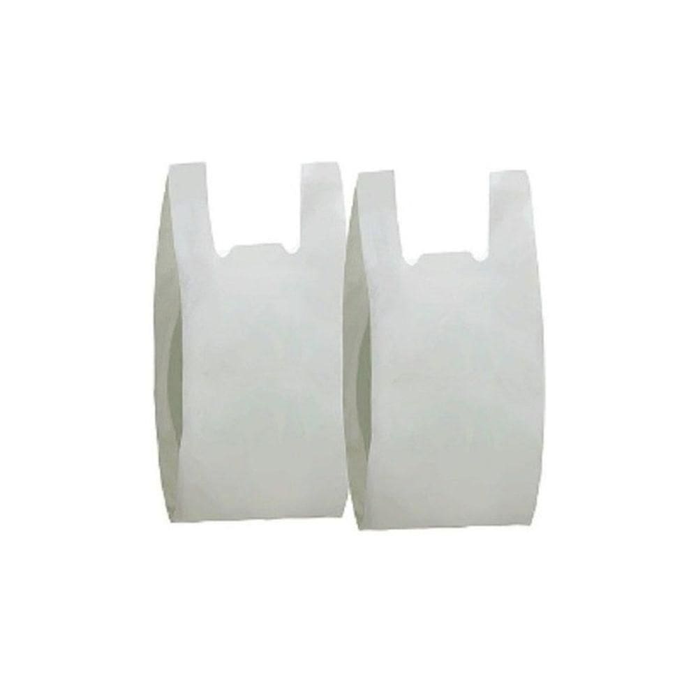 Sacola Plástica Reciclada Reforçada 40x50 Branca - 1 Kg