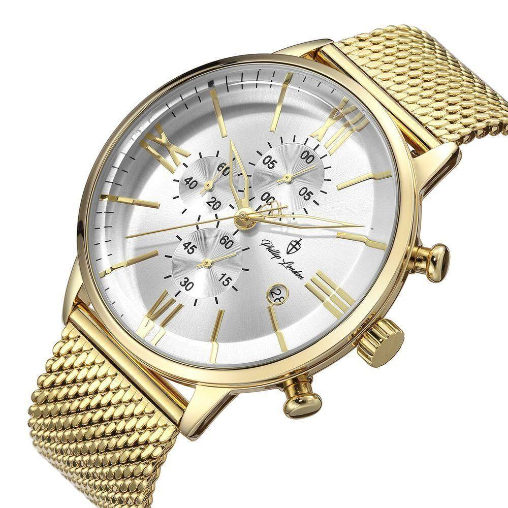 Relógio Masculino Diamond Golden 45mm