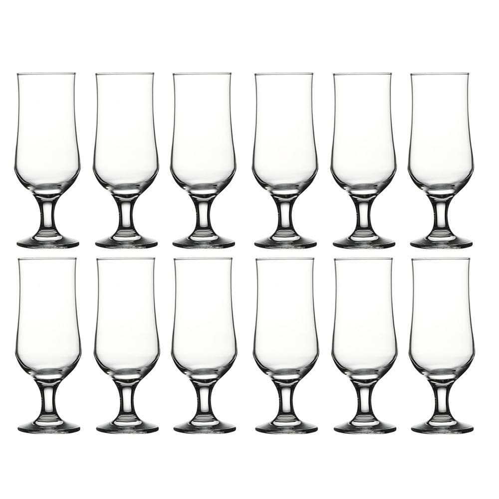 Conjunto 12 Taças Vidro Cerveja 385ml Transparente G4U