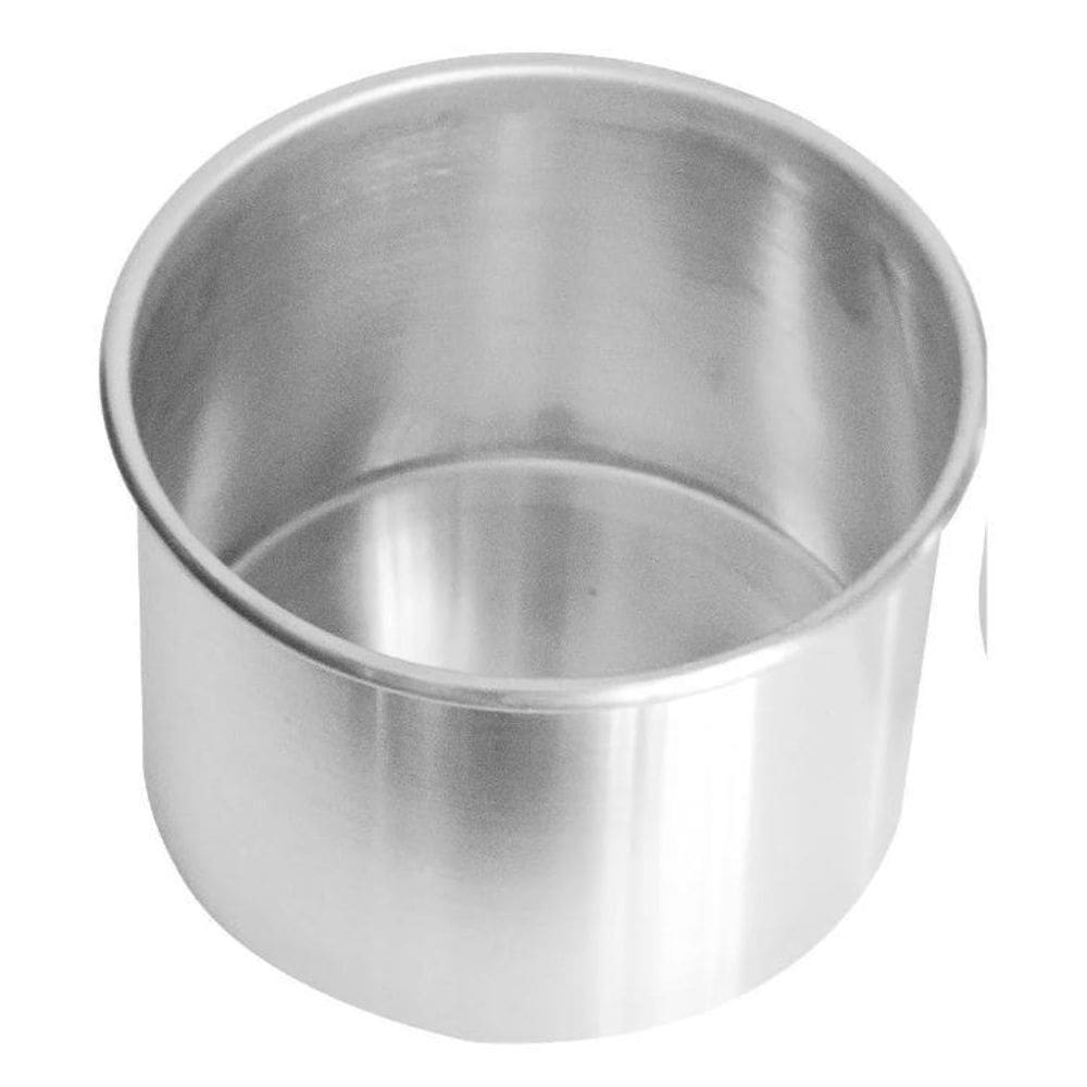 Forma Fundo Fixo Redonda Bolo 13X10 Cm Alumínio Alta