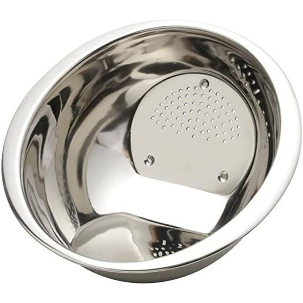 Escorredor De Arroz De Aço Inox Prime Lyor Prata
