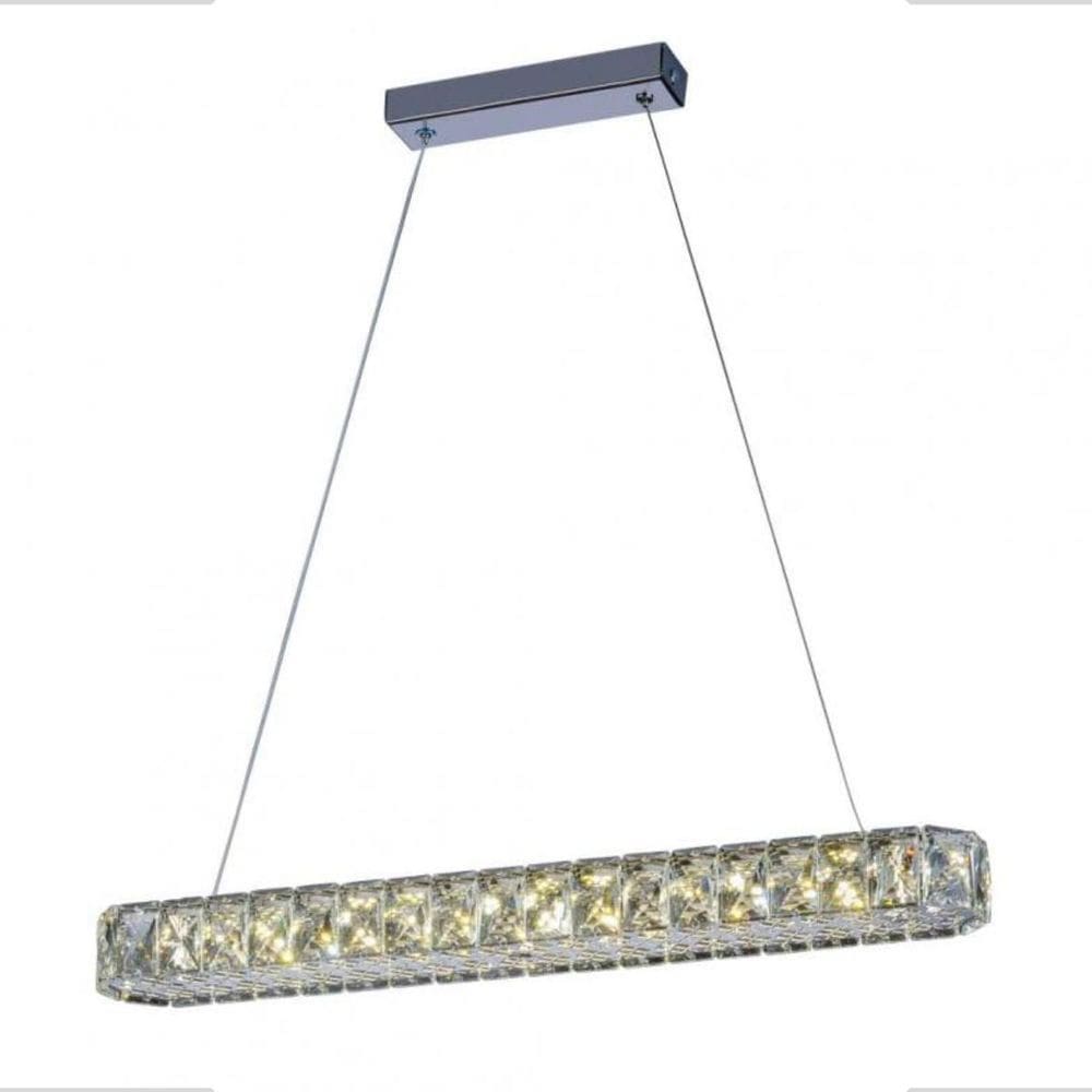 Pendente Tokyo Led Strip Retangular 18W 4000K 600X95 Mm