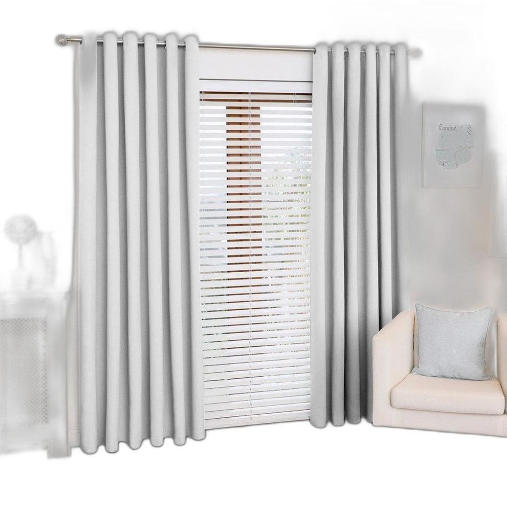 Cortina Oxford Branca 300X270 Sala/Quarto Fabritex