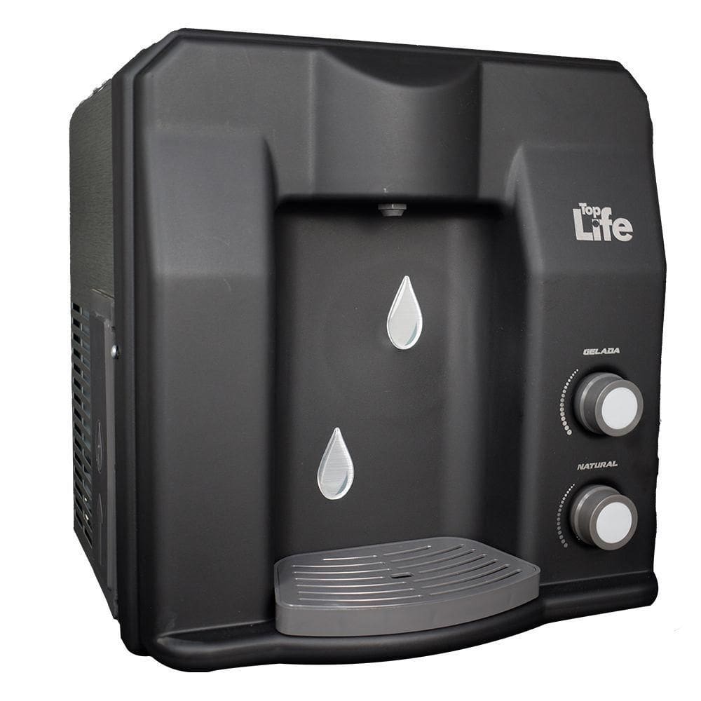 Purificador De Água Gelada Flex He Top Life Ph Alcalino Preto 220V