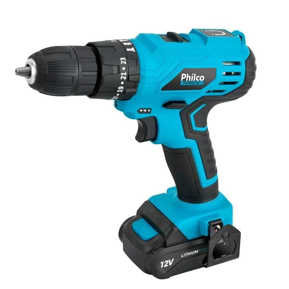 Parafusadeira Philco Force PPF120m Speed Control 3 Em 1 1500mah Bivolt