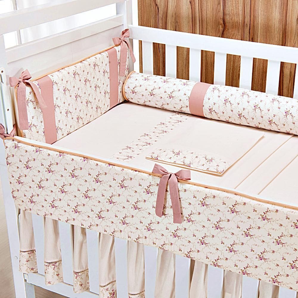 Kit Berço Contemporâneo 6 Peças - Algodão - Jogos Lençol