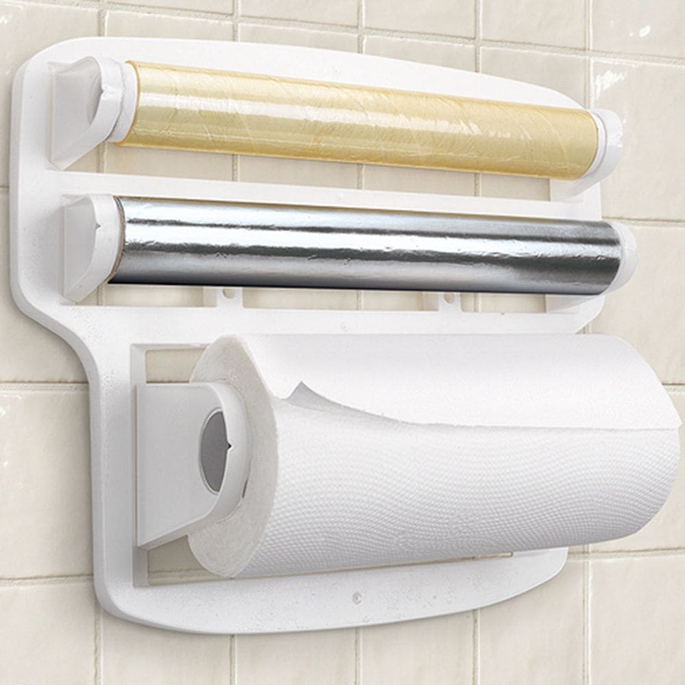 Porta Rolo Triplo Arthi M5108 Branco
