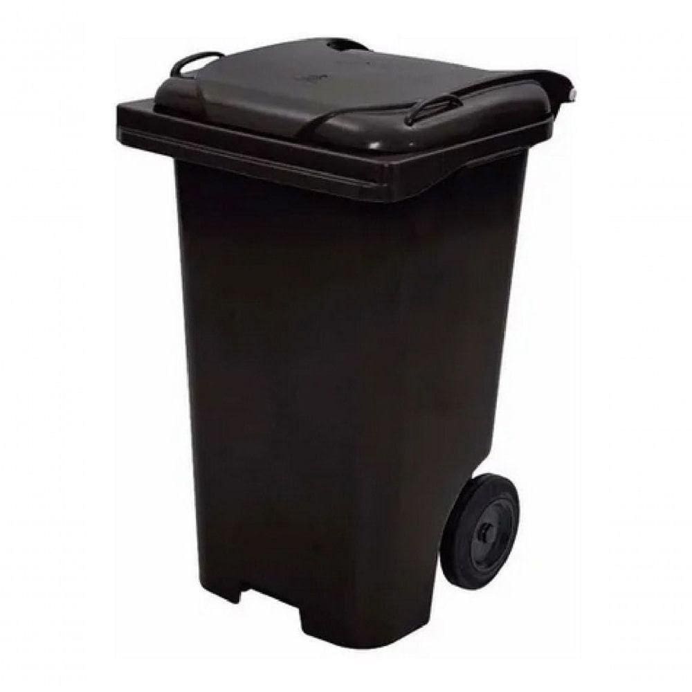 Conteiner Lixeira Plastica 120l Contentor Com Rodas Jsn