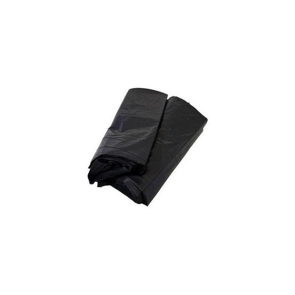 Saco Para Lixo De 40 Litros Fino Preto Pacote C/100 Unidades