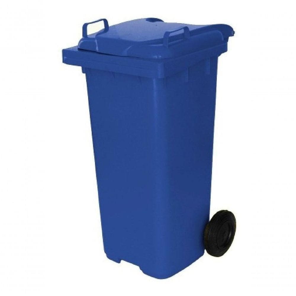 Conteiner Lixeira Plastica 120l Contentor Com Rodas Jsn