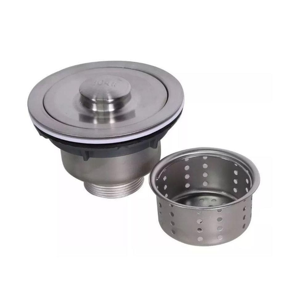 Válvula Premium 4 1/2 Polegadas Diâmetro Cesto Removível