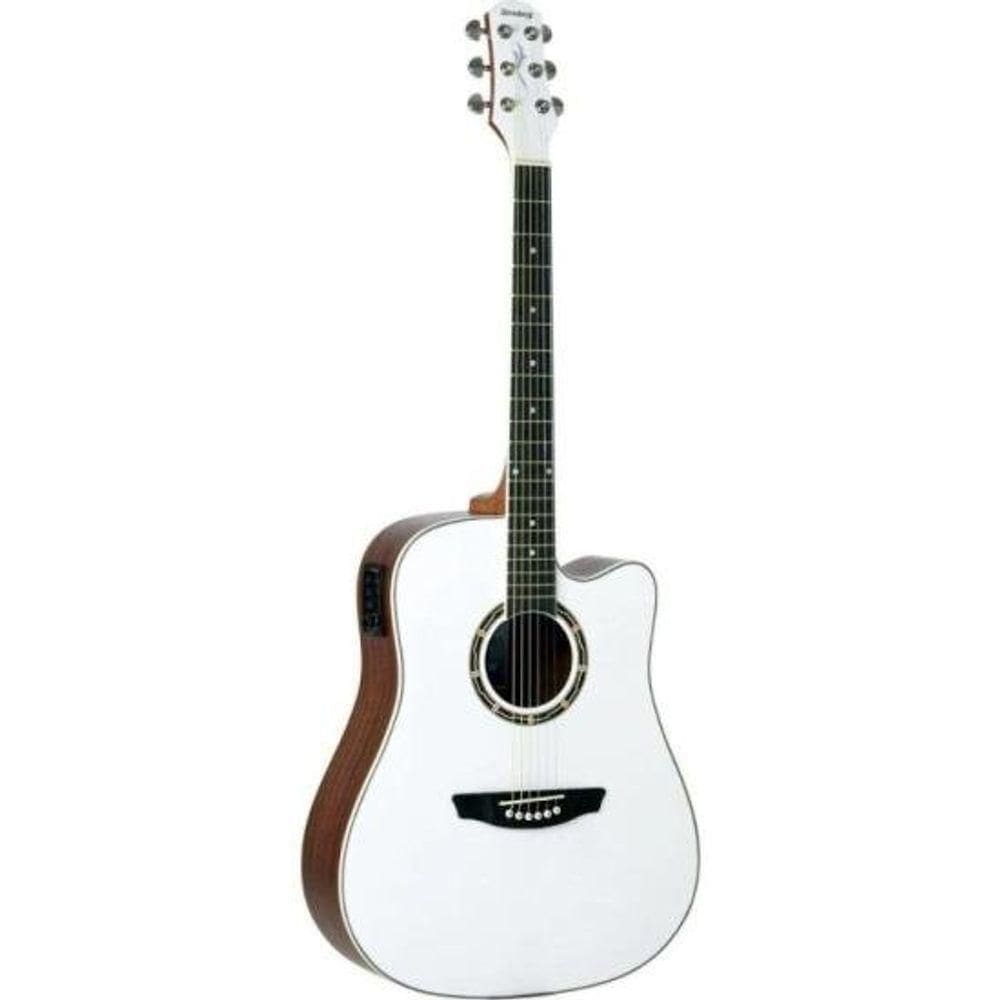 Violão Strinberg Cd40 Aço Eletroacústico White Sparkle [f002]