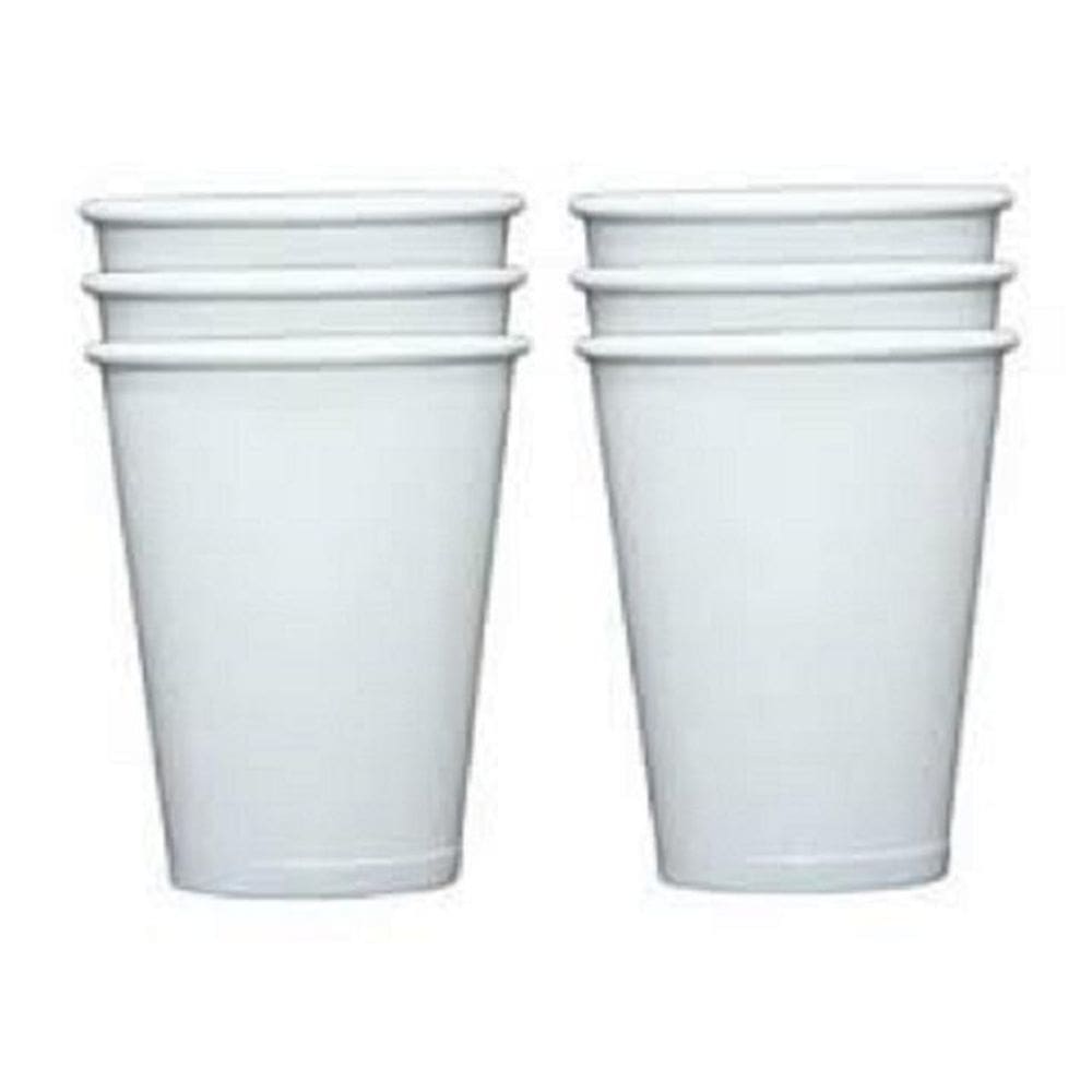 Copo De Papel Biodegradável 200Ml Branco - Pacote 100Und