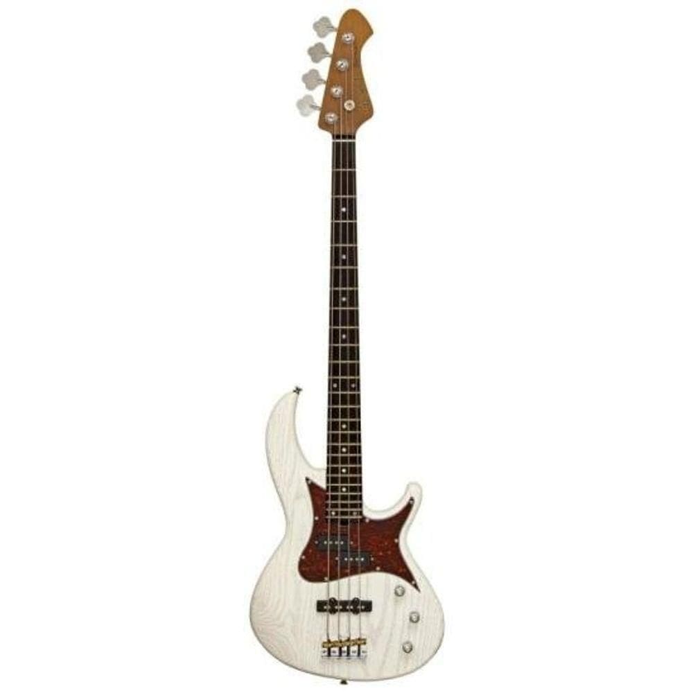 Contrabaixo Aria Pro Ii 313-mk2 Detroit 4 Cordas Open-pore White [f002]