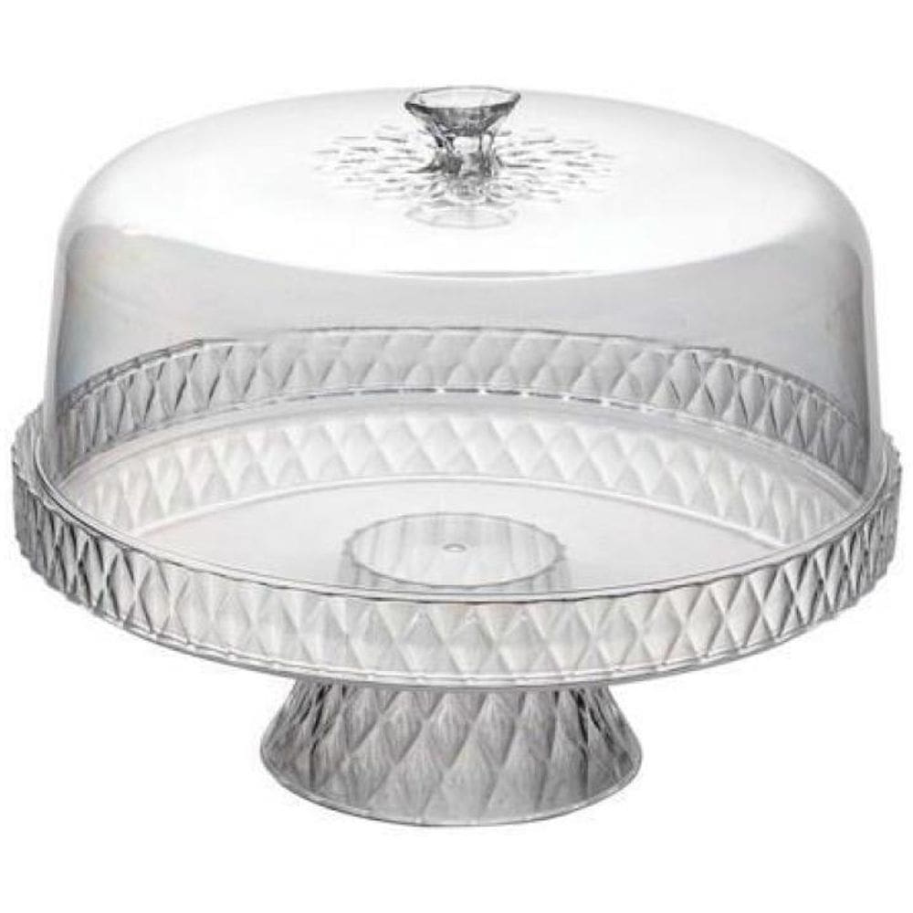 Boleira Plástica Cristal Glamour 4 em 1 26x23cm