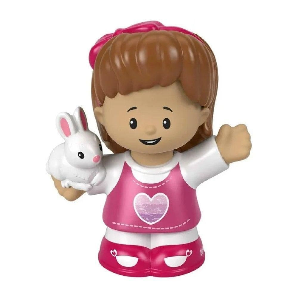 Little People Mini Figura Mia com Coelho - Mattel