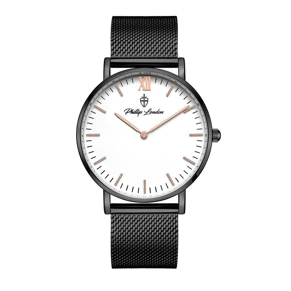 Relógio Masculino Greenwich Mesh White Black 40mm
