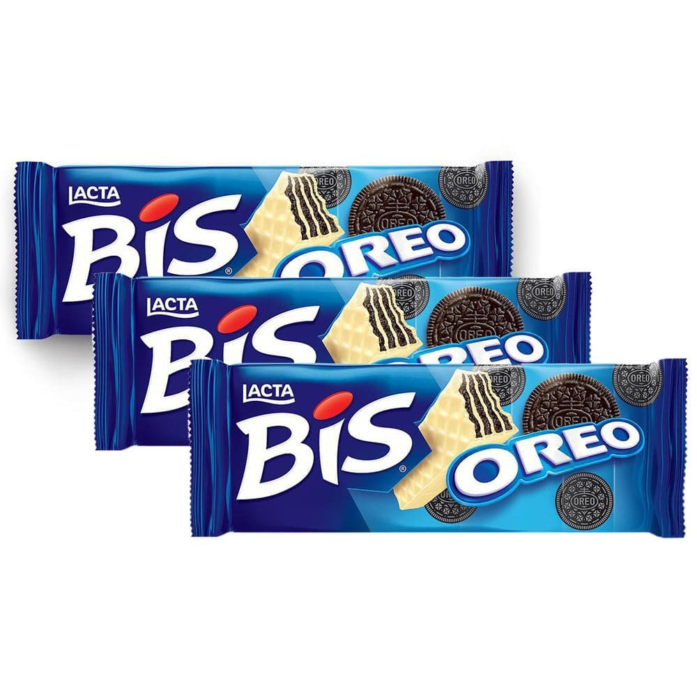 Chocolate Bis Lacta Oreo com 100,8g | Kit com três unidades